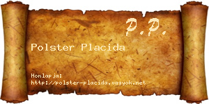 Polster Placida névjegykártya